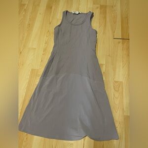 Athleta Gray Maxi Dress